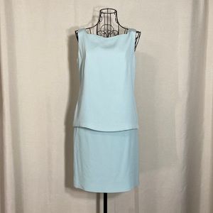 ALEX GARFIELD 2 PC Seafoam Sleeveless Skirt Suit